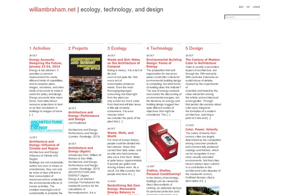 williambraham.net site used Upstartbloggerfuturositymag