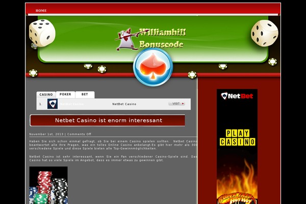 Mint theme site design template sample