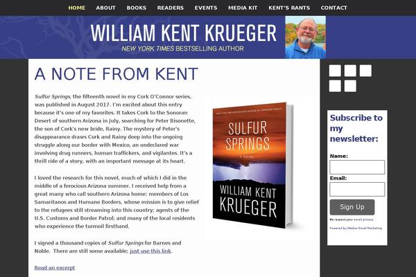 williamkentkrueger.com site used Builder-sheridan