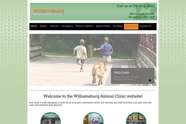 Blackbird theme site design template sample