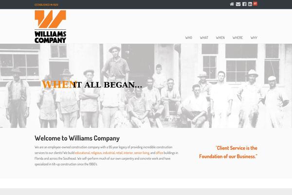 williamsco.com site used Williamscompany