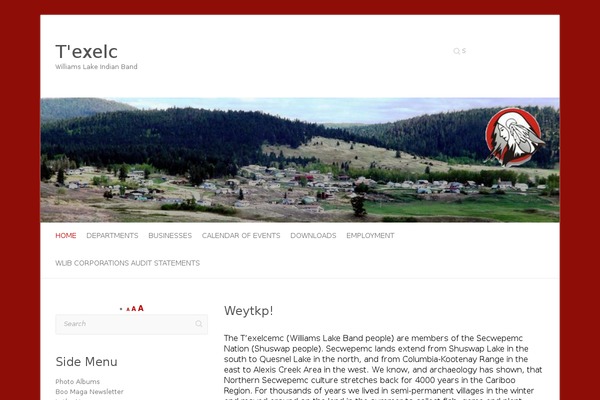 Site using font-resizer plugin