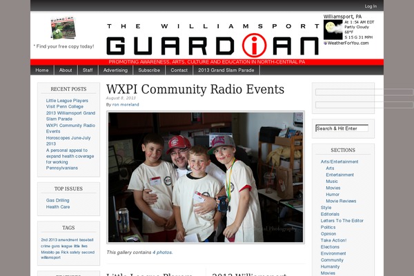 williamsportguardian.com site used Expert-teacher