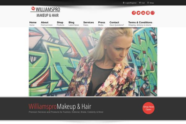 Couture theme site design template sample