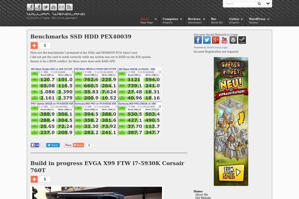 Dynamix theme site design template sample