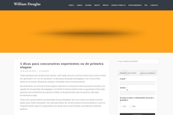 Slowave theme site design template sample