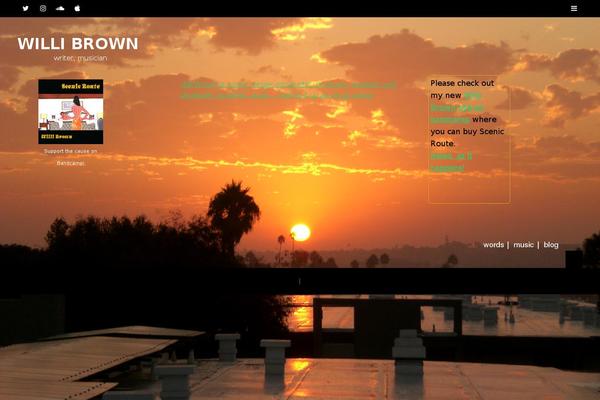 willibrown.com site used Singl