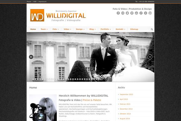 willidigital.at site used Modernize V2.2.3