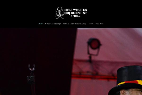 williekbluesfest.com site used Divi-3