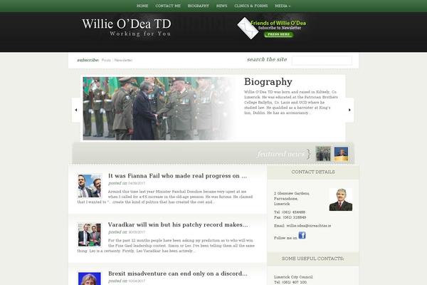 willieodea.ie site used eNews