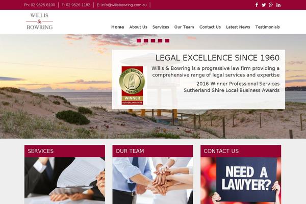 willisbowring.com.au site used Webbirdbusiness