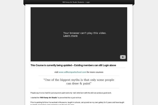 willkempartstudio.com site used Optimizepress