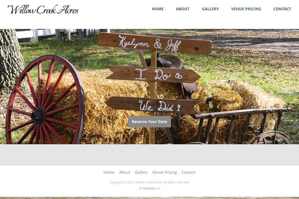 willowcreekacres.com site used Themeworks