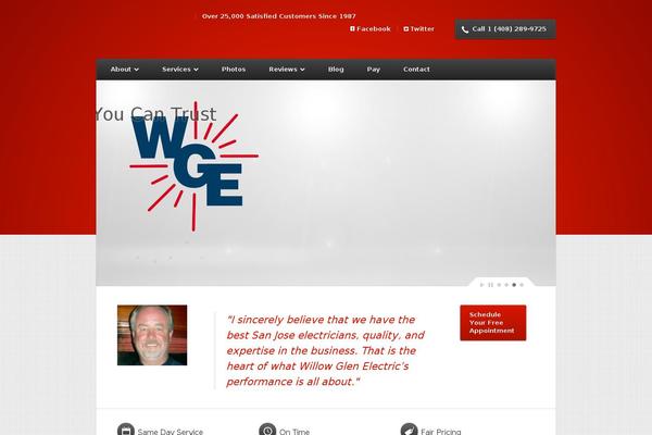 Nexus theme site design template sample
