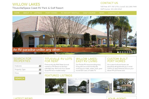 Site using Inspiry-real-estate plugin