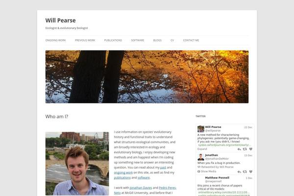 Site using Github WordPress Widget plugin