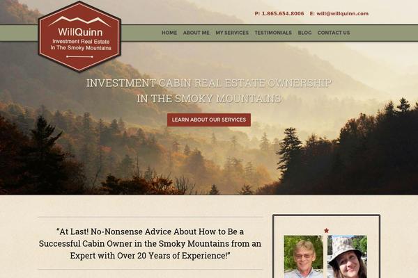 Bones theme site design template sample