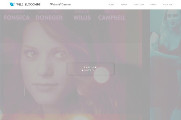 Visia theme site design template sample