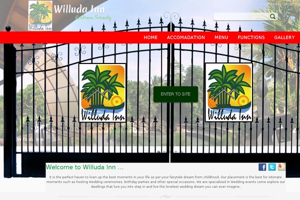 Landscape theme site design template sample
