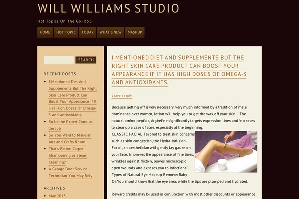 ar theme site design template sample