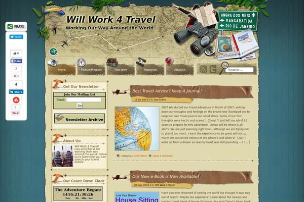 Destination theme site design template sample