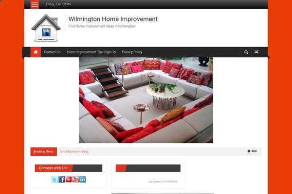 ColorNews theme site design template sample