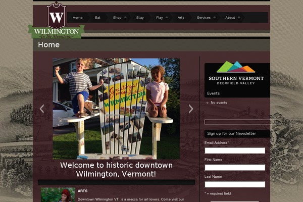 Storm theme site design template sample