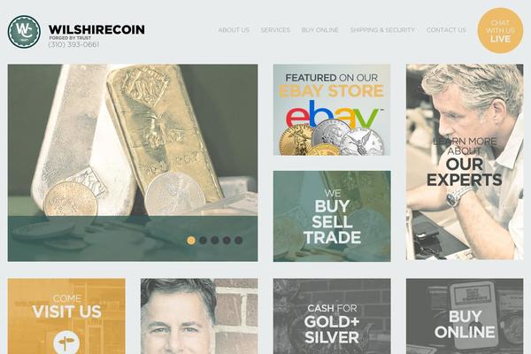 wilshire theme websites examples