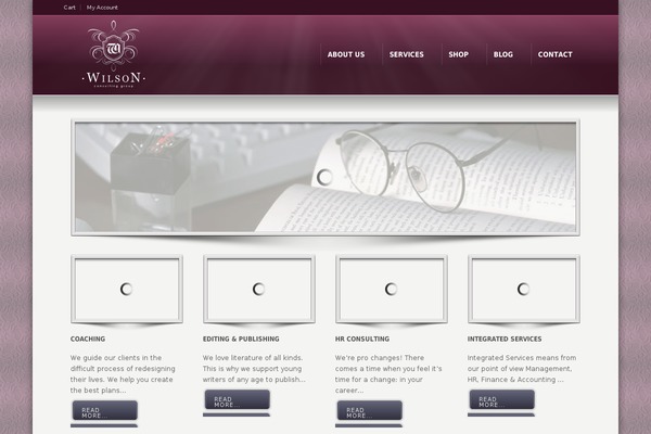 Karma theme site design template sample