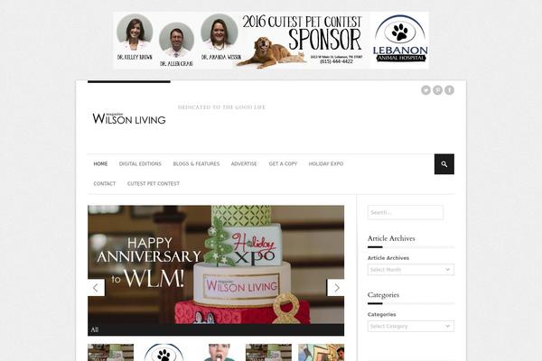 wilsonlivingmagazine.com site used StyleMag