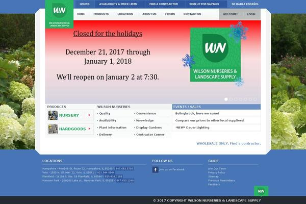 wilsonnurseries.com site used Wilson