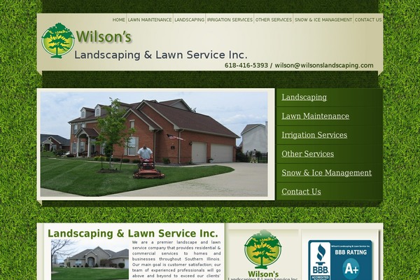 Wilson theme site design template sample