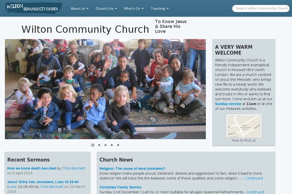 wiltonchurch.org.uk site used Shoestrap