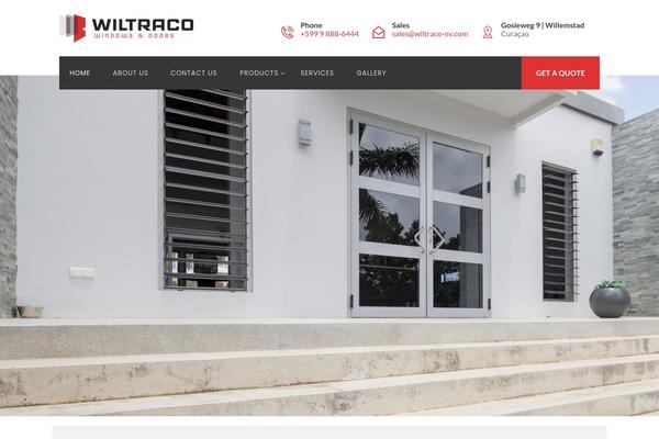 Batiment theme site design template sample