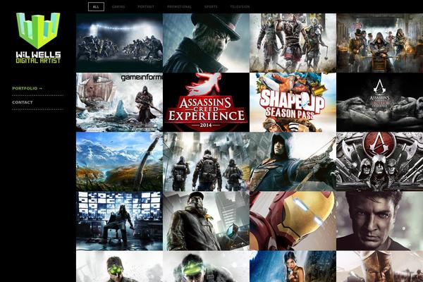Raw theme site design template sample