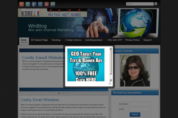 Graphene theme site design template sample