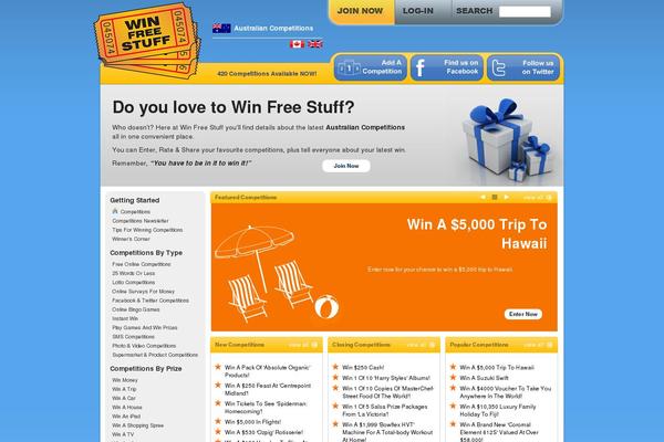 win-free-stuff theme websites examples