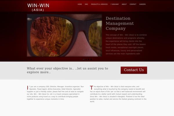 inFocus theme site design template sample