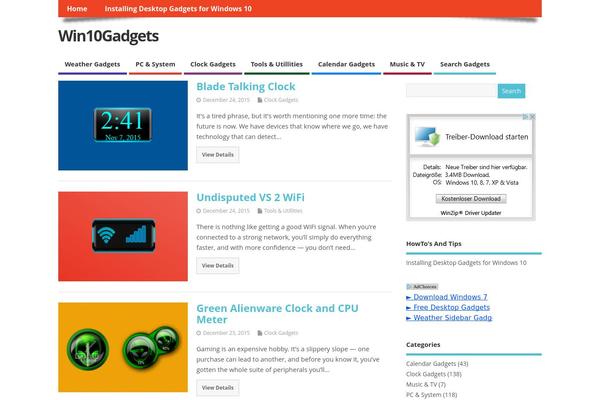 MesoColumn theme site design template sample
