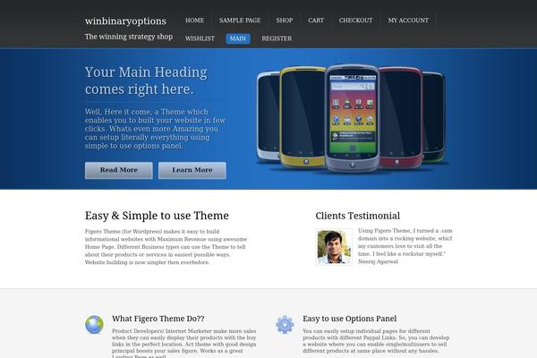 Site using Animate Slider plugin