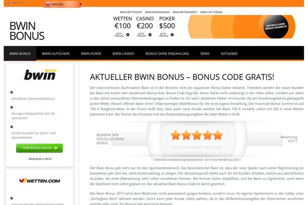 winbonus.com site used Mini-strap