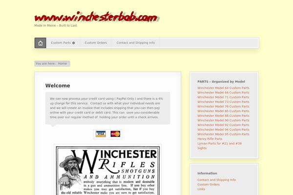 Artificer theme site design template sample