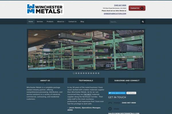 Empire theme site design template sample