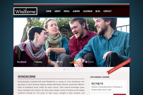 Site using GigPress plugin