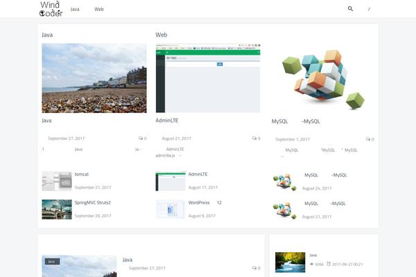 Tint theme site design template sample