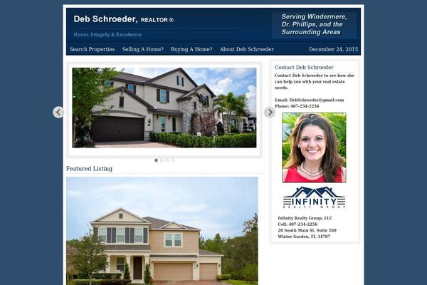 AgentPress theme site design template sample