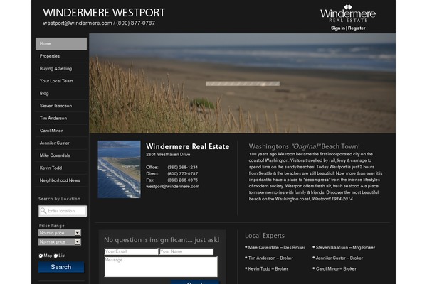Fresh theme site design template sample