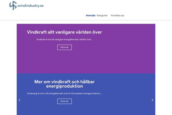 Techno theme site design template sample