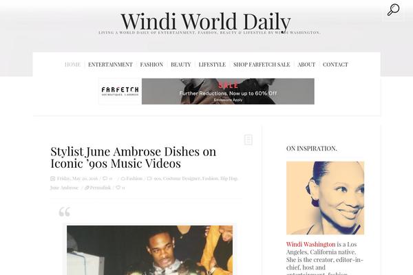 BuzzBlog theme site design template sample
