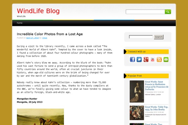 windlife.info site used Major Media
